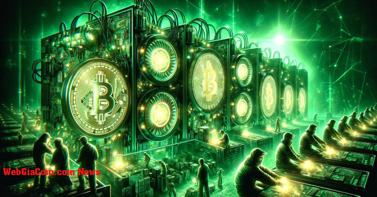 Biến động bitcoin gây ra tình trạng bán tháo máy khai thác