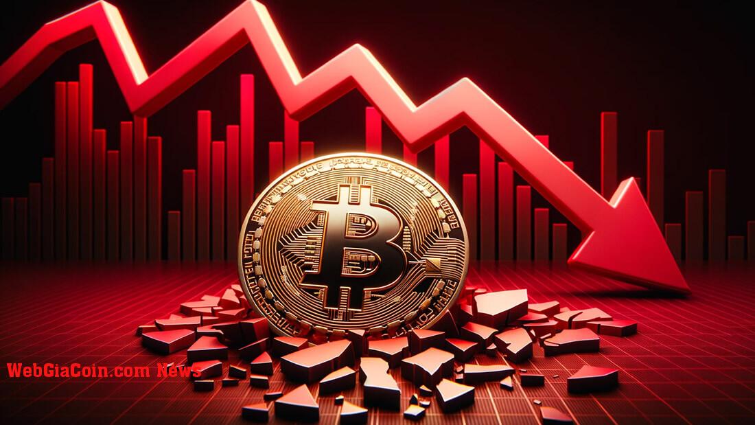 Bitcoin mất điểm, giảm xuống dưới 42.000 USD trong bối cảnh thị trường bán tháo 470 triệu USD