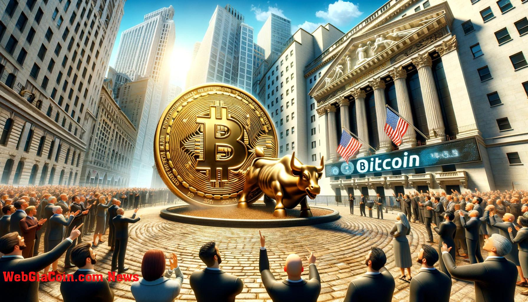 Bitcoin ETF mua 95.000 BTC khi tài sản được quản lý đạt 4 tỷ USD