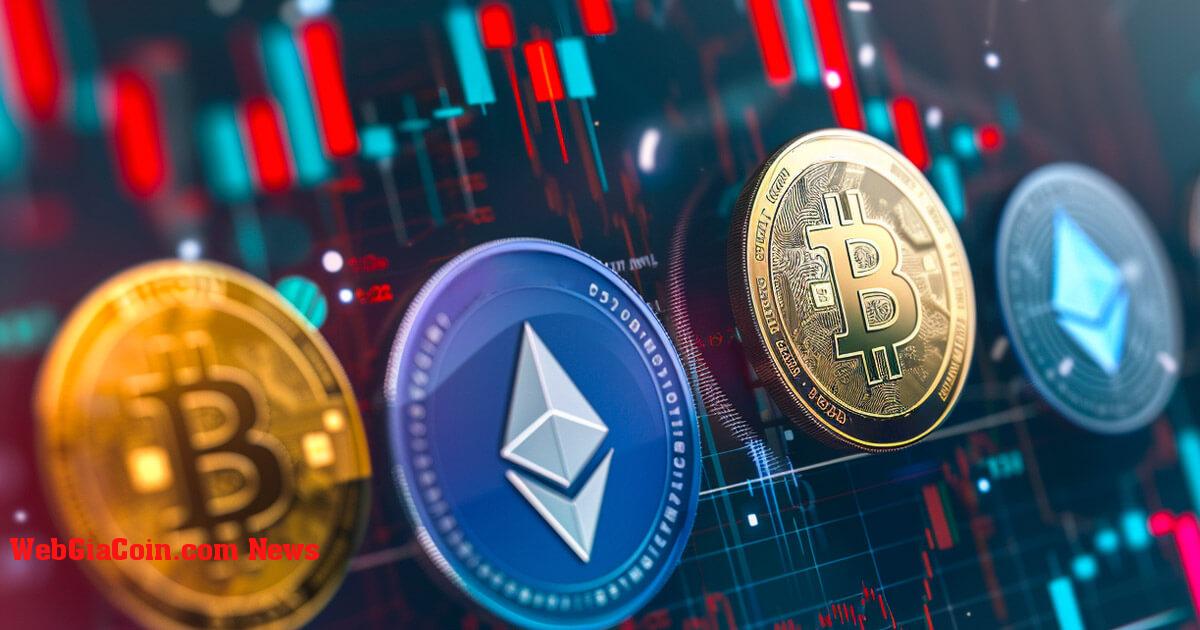 Ethereum, Solana nhận thấy mức tăng khi giá Bitcoin tăng lên trên 50.000 USD gây ra khoản bán tháo 184 triệu USD