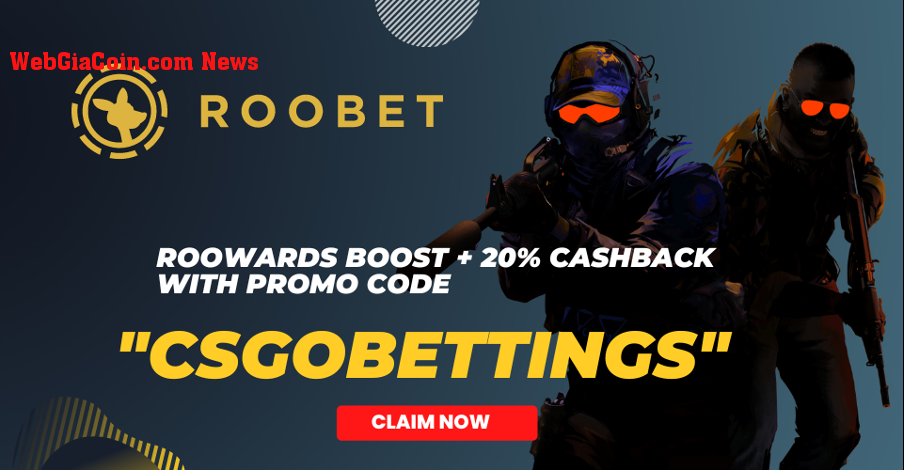 Mã khuyến mãi Roobet: CSGOBETTINGS - Tiền thưởng vòng quay miễn phí không cần đặt cọc