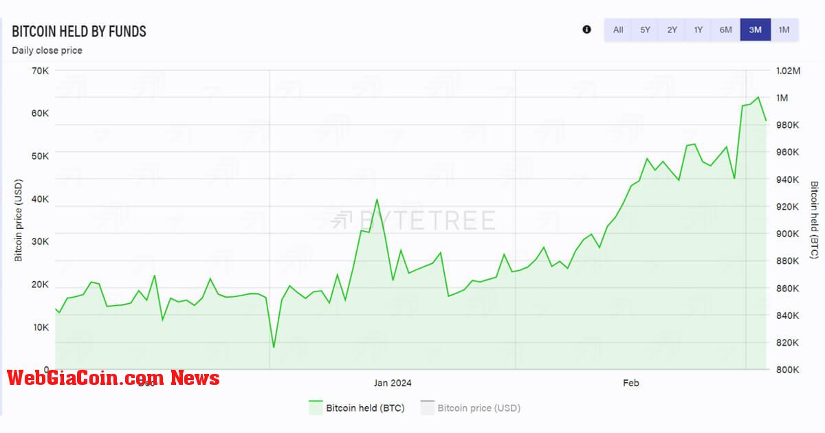 Bitcoin ETP vượt qua 1 triệu BTC, trong bối cảnh dòng vốn ETF vàng và trái phiếu chảy ra