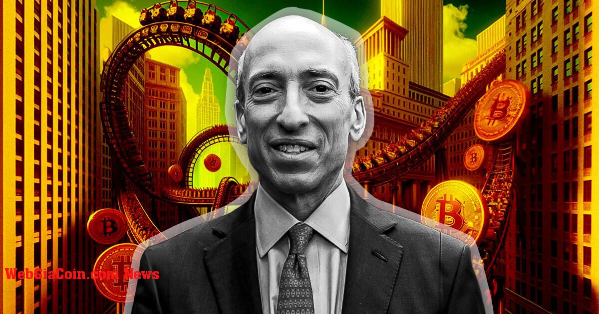 Gary Gensler so sánh mức cao mới nhất mọi thời đại của Bitcoin với chuyến đi tàu lượn siêu tốc