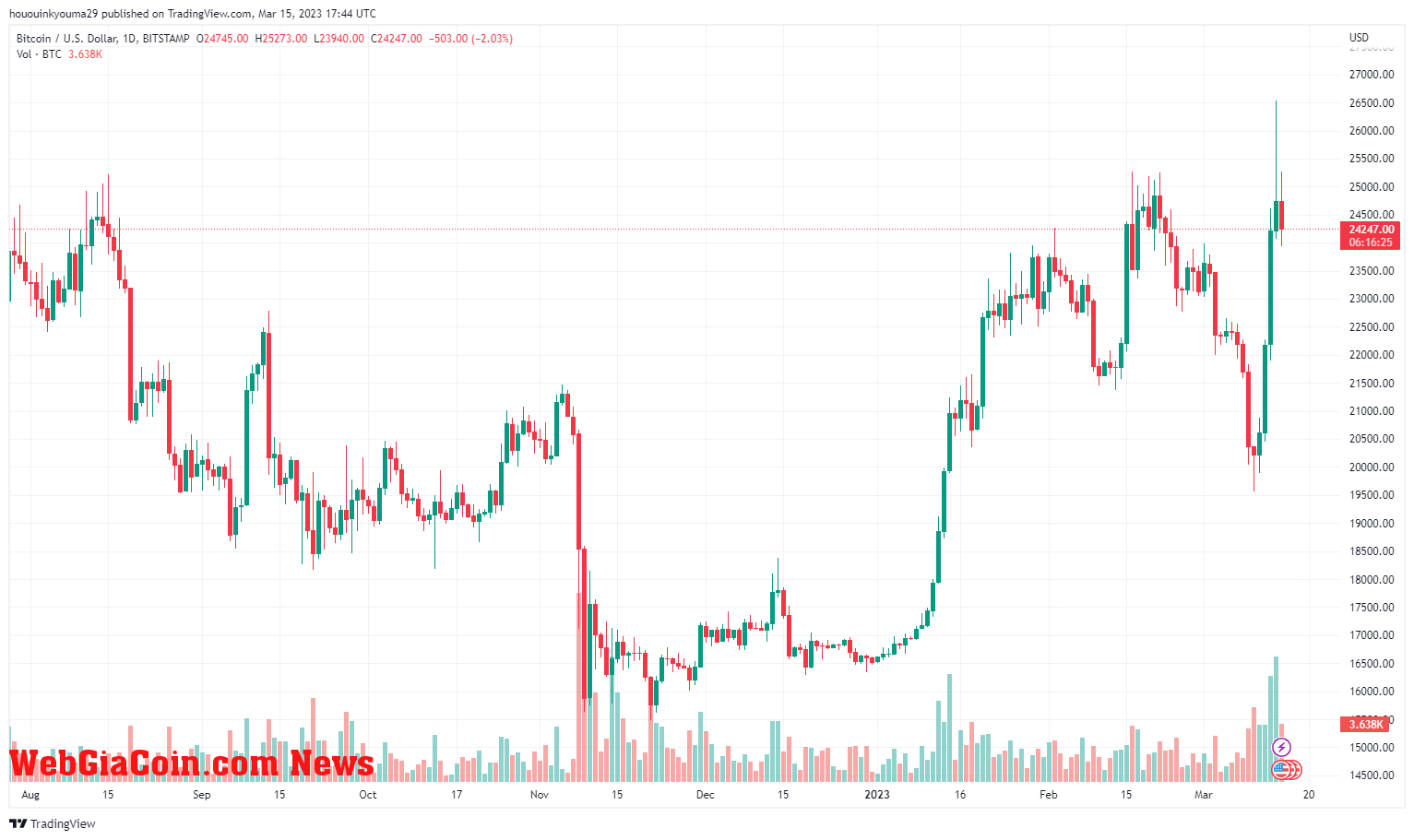 Bitcoin Price Chart