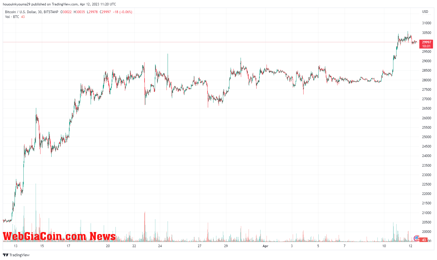 Bitcoin Price Chart