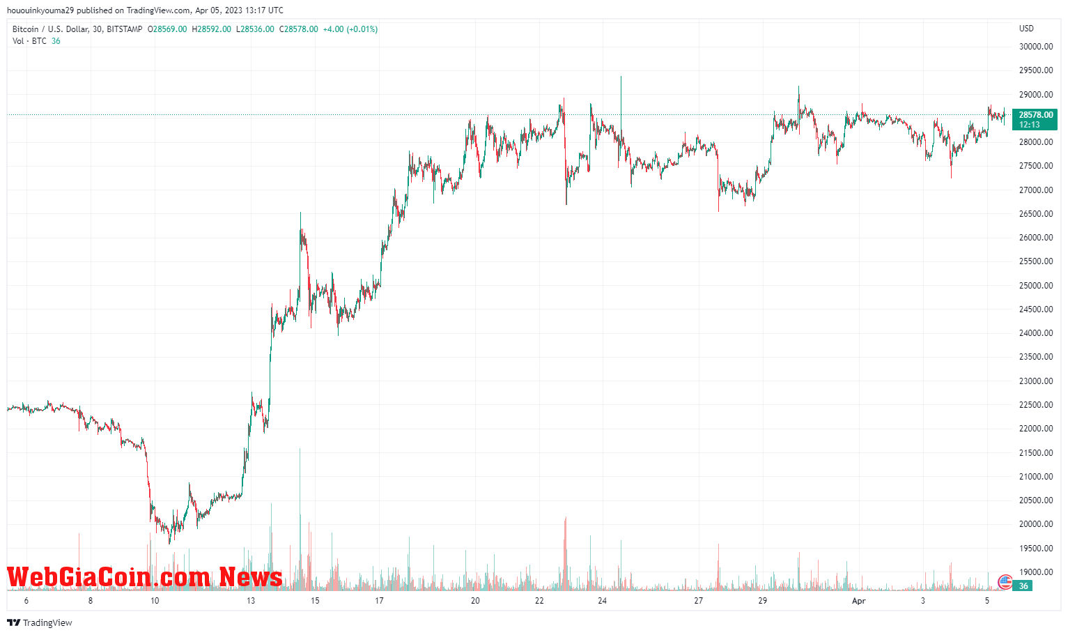 Bitcoin Price Chart