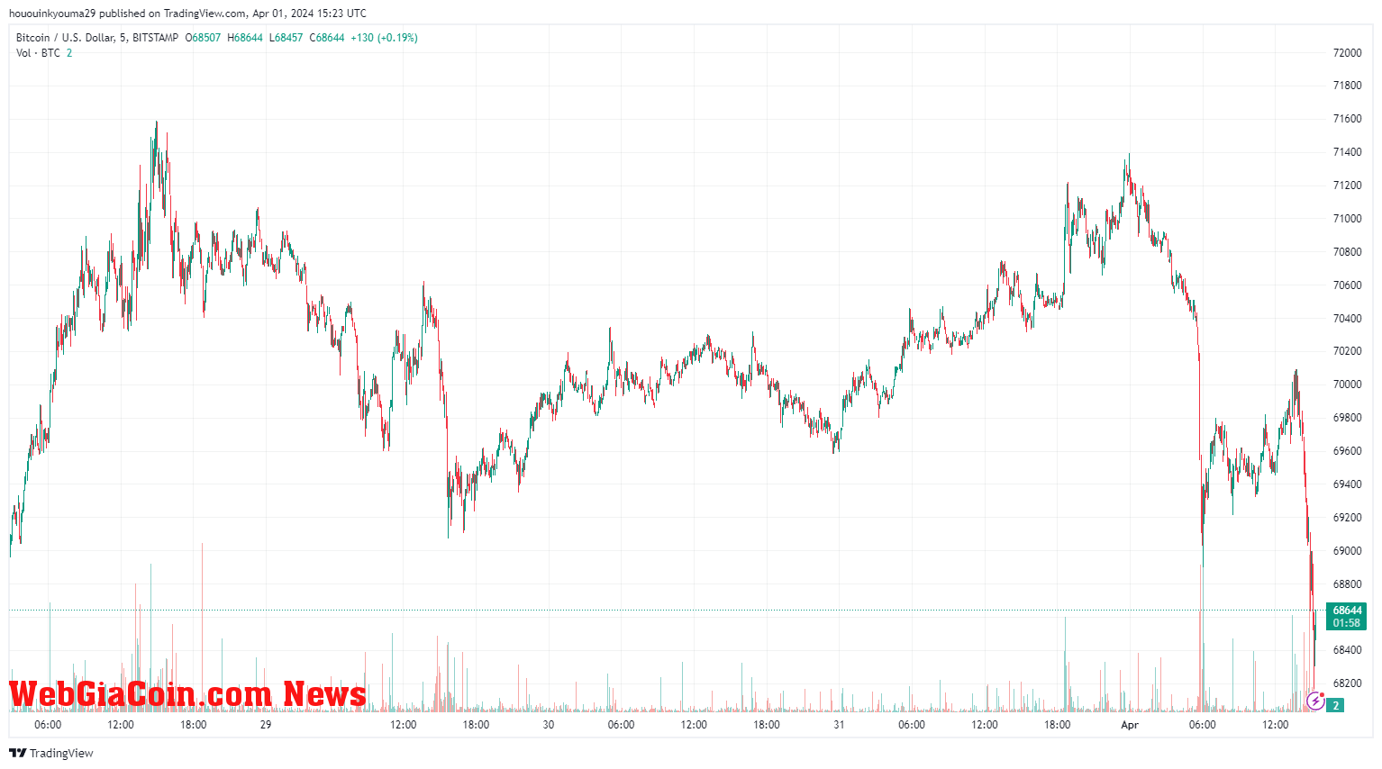 Bitcoin Price Chart