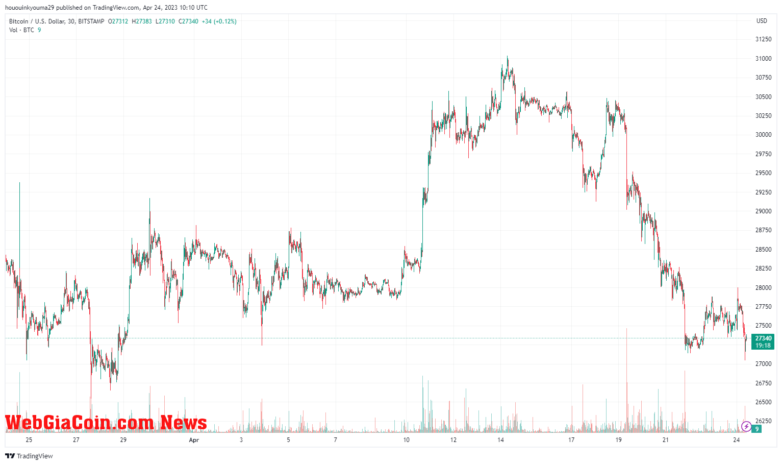 Bitcoin Price Chart