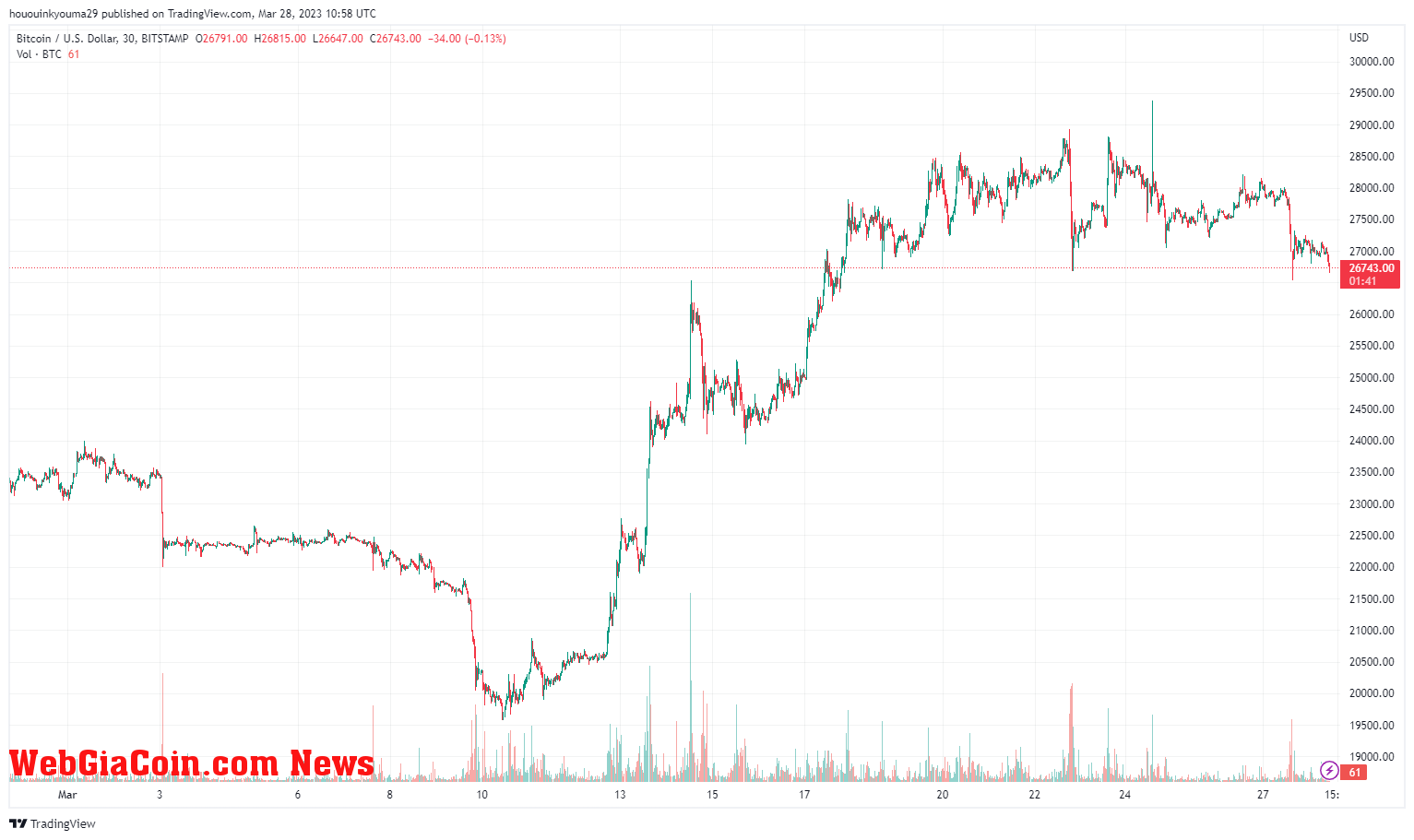 Bitcoin Price Chart