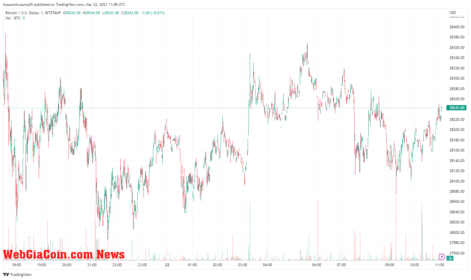 Bitcoin Price Chart