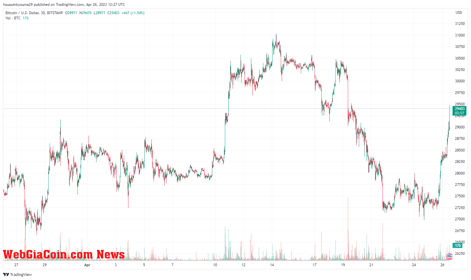 Bitcoin Price Chart