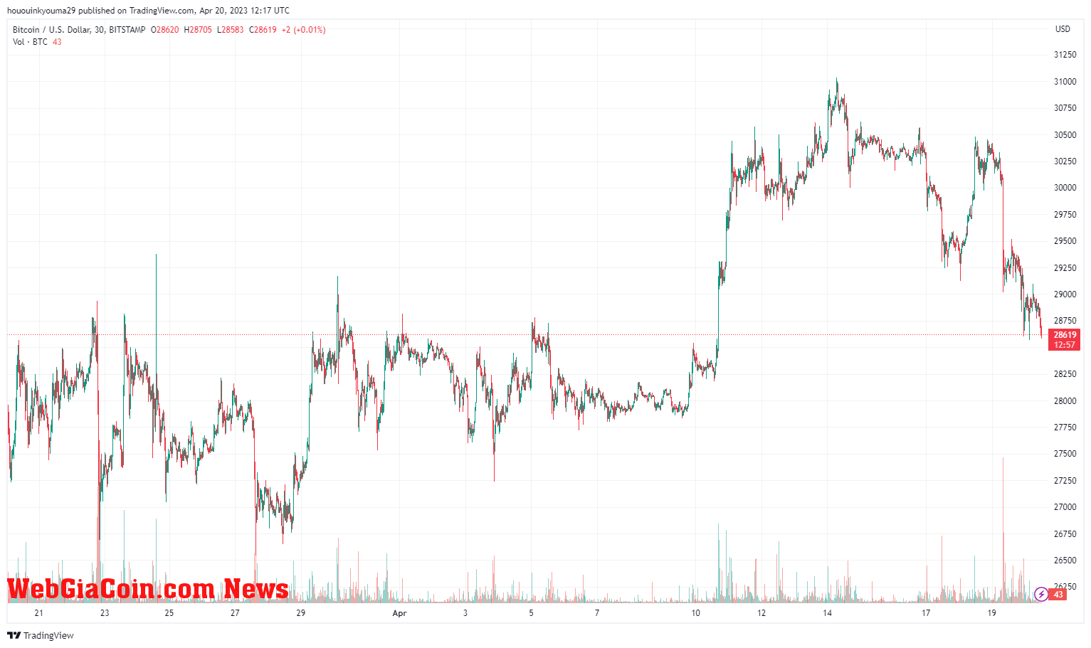 Bitcoin Price Chart