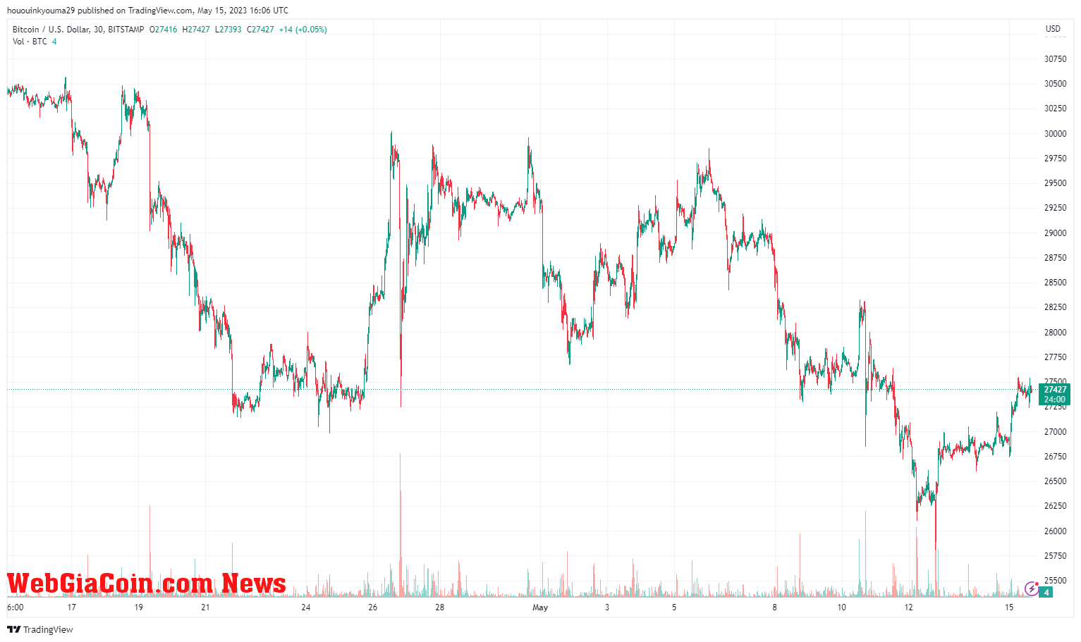 Bitcoin Price Chart