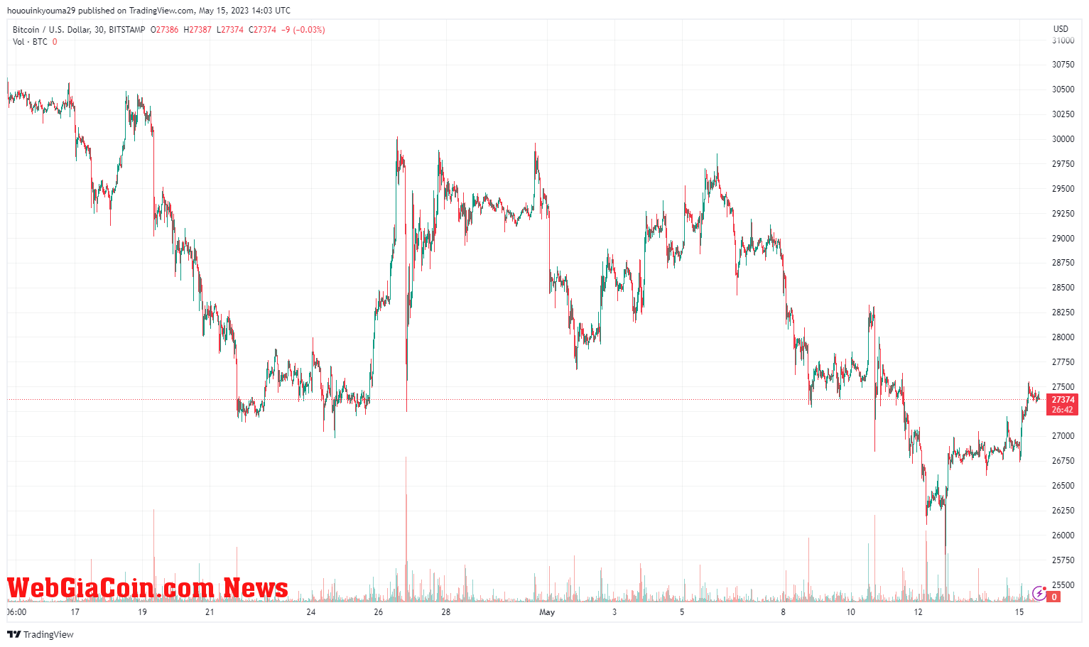 Bitcoin Price Chart