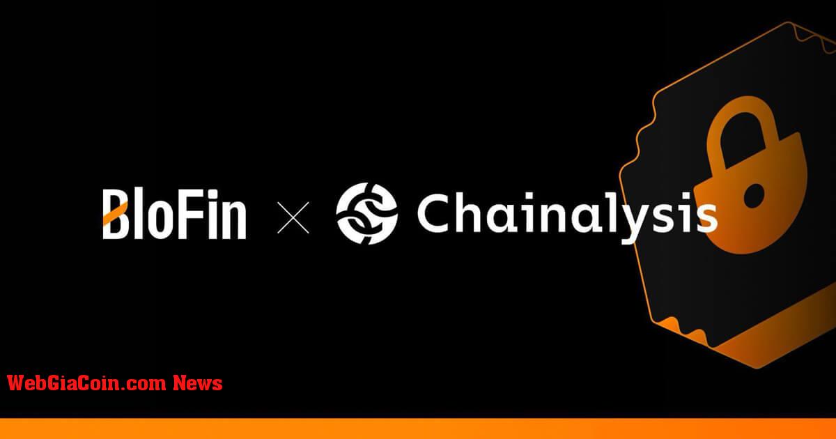 Nền tảng giao dịch BloFin tăng cường tuân thủ và bảo mật với Chainalysis