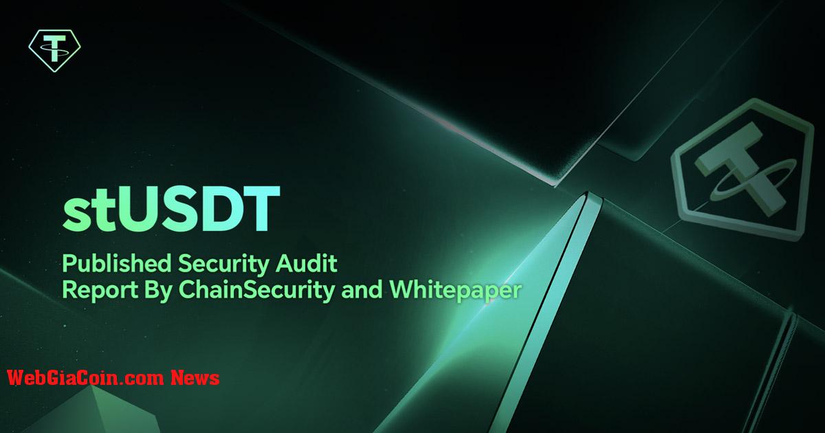 StUSDT Báo cáo kiểm tra bảo mật được xuất bản bởi ChainSecurity và Whitepaper