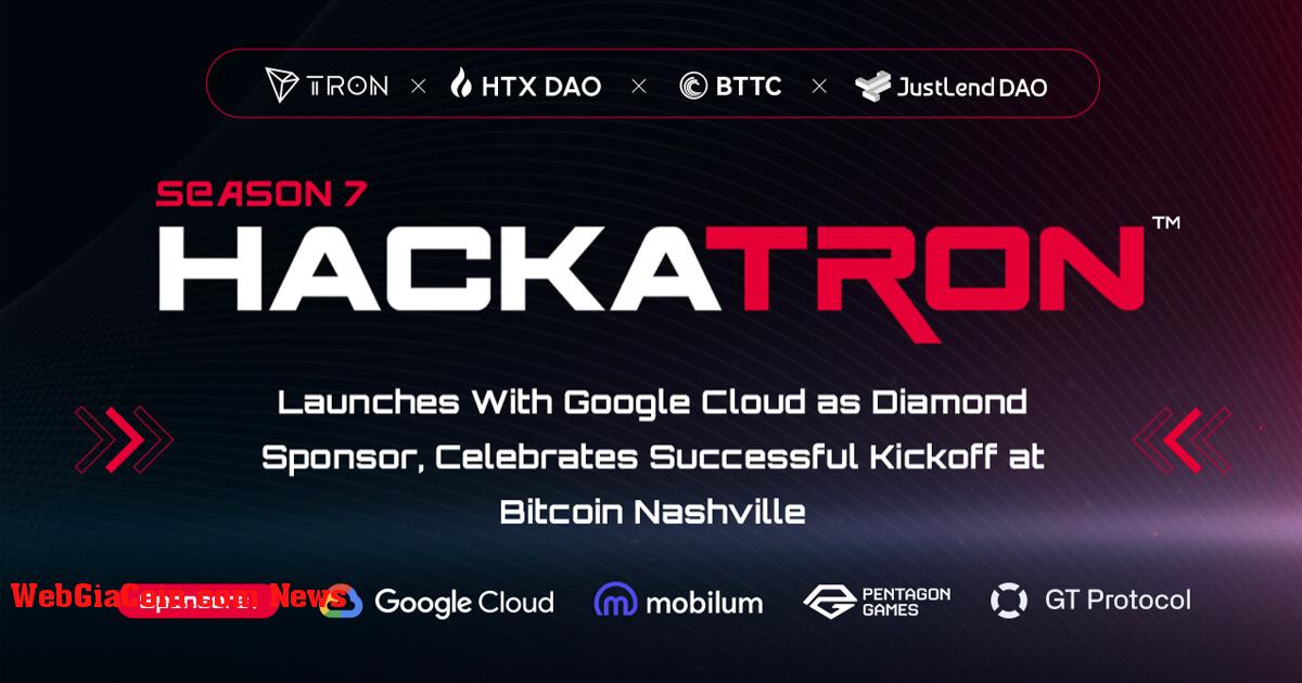 HackaTRON Season 7 ra mắt với Google Cloud với tư cách là nhà tài trợ kim cương, kỷ niệm sự khởi đầu thành công tại Bitcoin Nashville