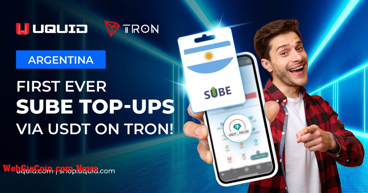 UQUID tích hợp USDT trên TRON thanh toán giao thông công cộng liền mạch ở Argentina