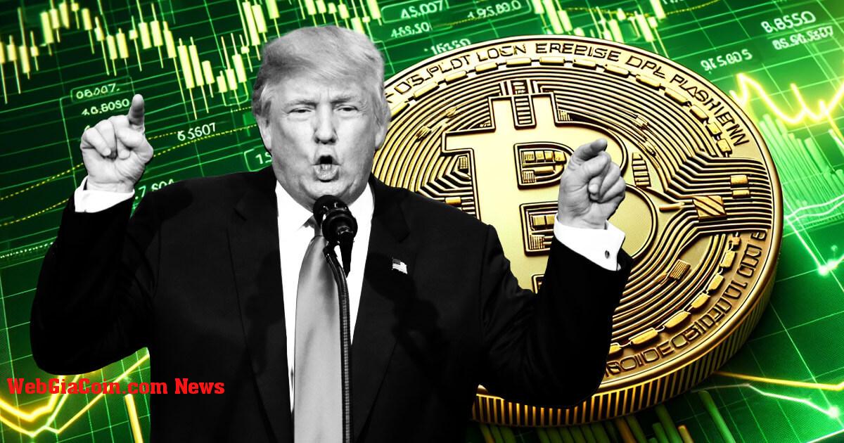 Trump ca ngợi tiềm năng Bitcoin 