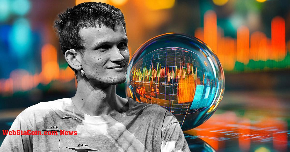 Vitalik Buterin khen ngợi Polymarket khi nền tảng này phá vỡ kỷ lục tăng trưởng