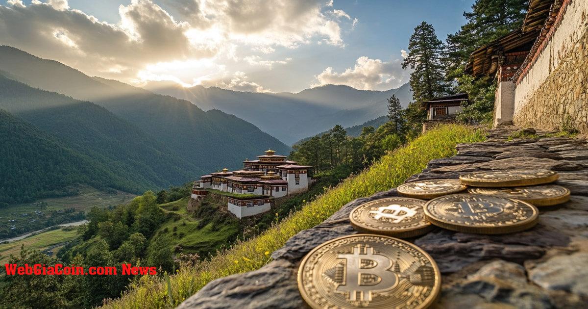 Bhutan là quốc gia giữ Bitcoin lớn thứ tư trong số các quốc gia với 13.029 BTC dự trữ