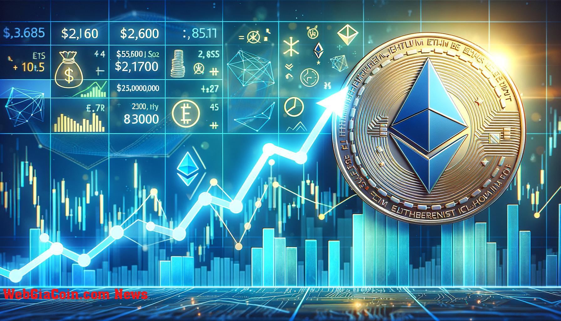 Giá Ethereum vượt ngưỡng 2.600 đô la: Liệu còn có đà tăng nữa không?