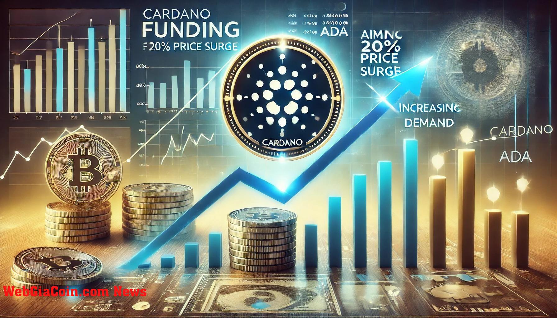 Cardano (ADA) hướng đến mức biến động giá 20% – tỷ lệ tài trợ cho thấy nhu cầu đang tăng