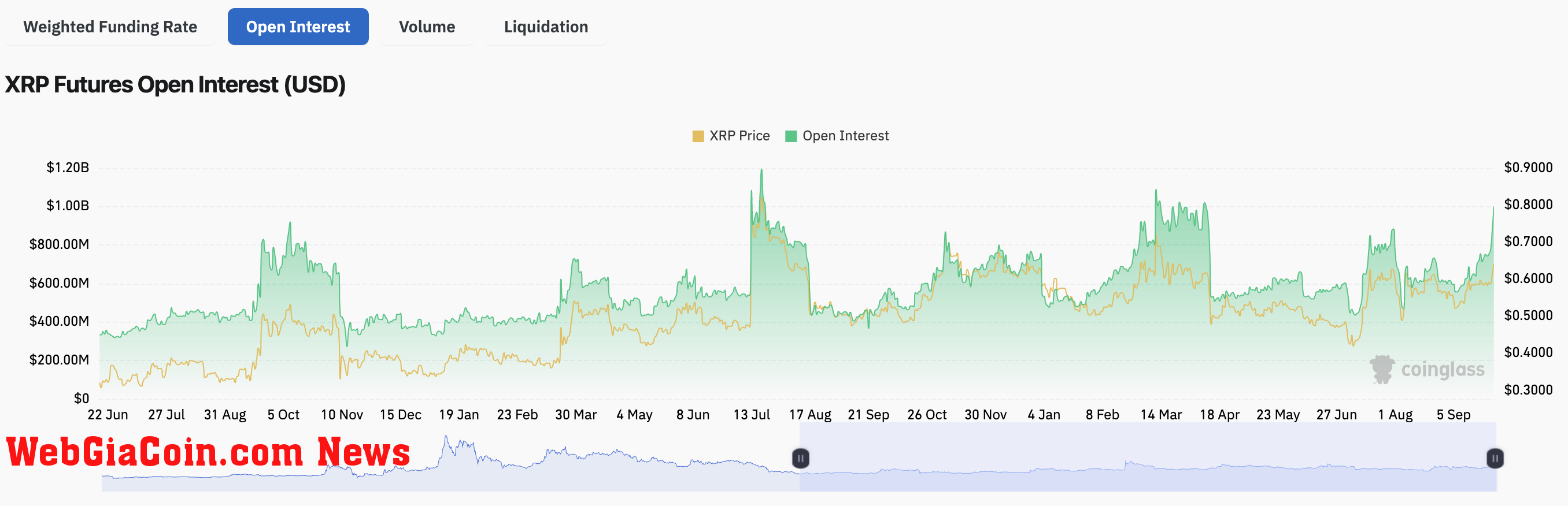 XRP OI