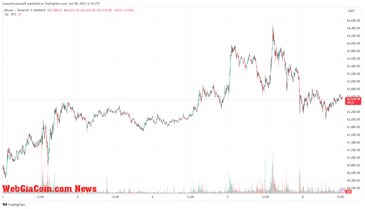 Bitcoin Price Chart