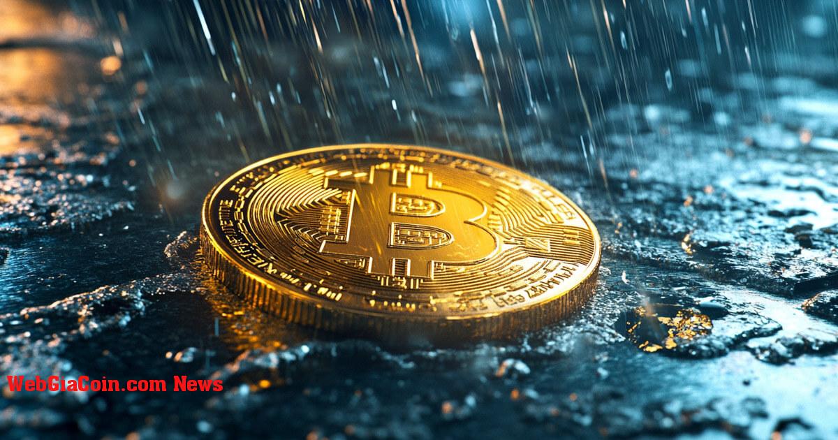 Bitcoin giảm xuống mức 60.500 đô la trong bối cảnh lạm phát cơ bản bất ngờ tăng, xu hướng chung theo năm giảm xuống 2,4%