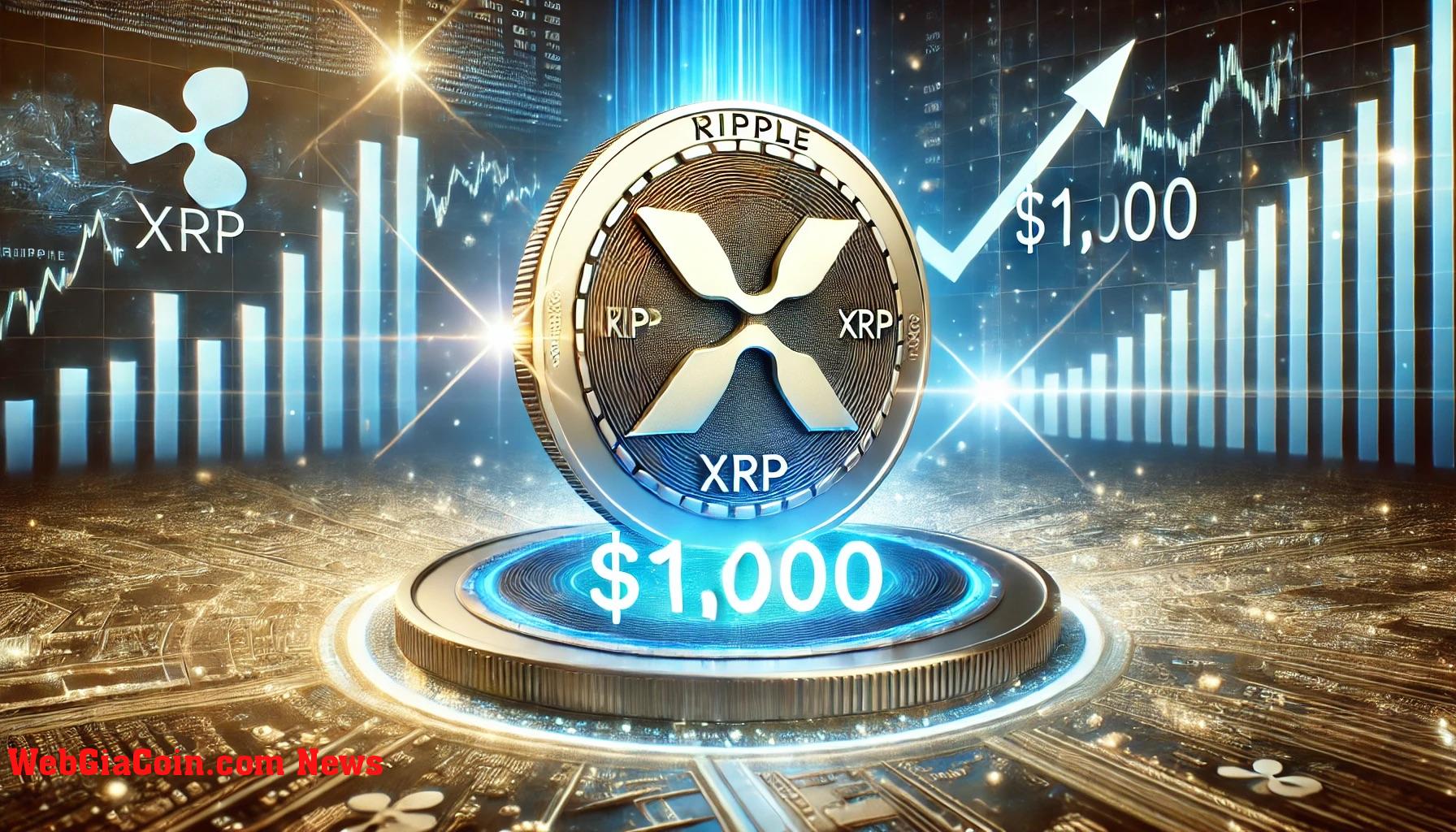 Chuyên gia kêu gọi cộng đồng Ripple cùng nhau Gửi giá XRP lên mức giá 1.800x - lên tới 1.000 đô la