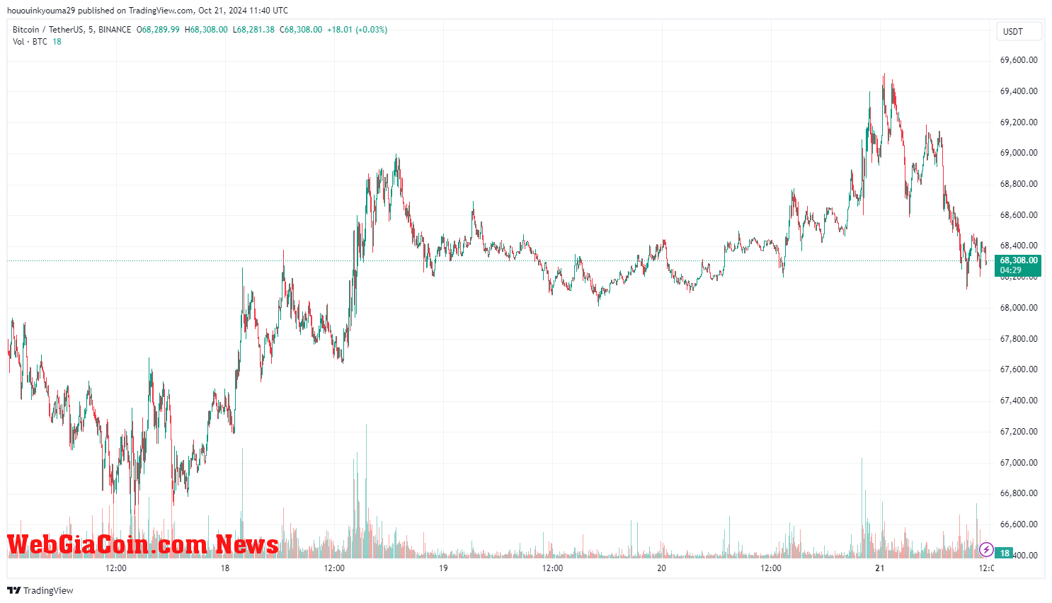 Bitcoin Price Chart