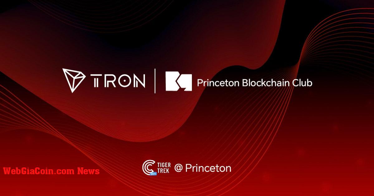 TRON DAO hỗ trợ Câu lạc bộ Blockchain Princeton Crypto TigerTrek với tư cách là nhà tài trợ Ruby