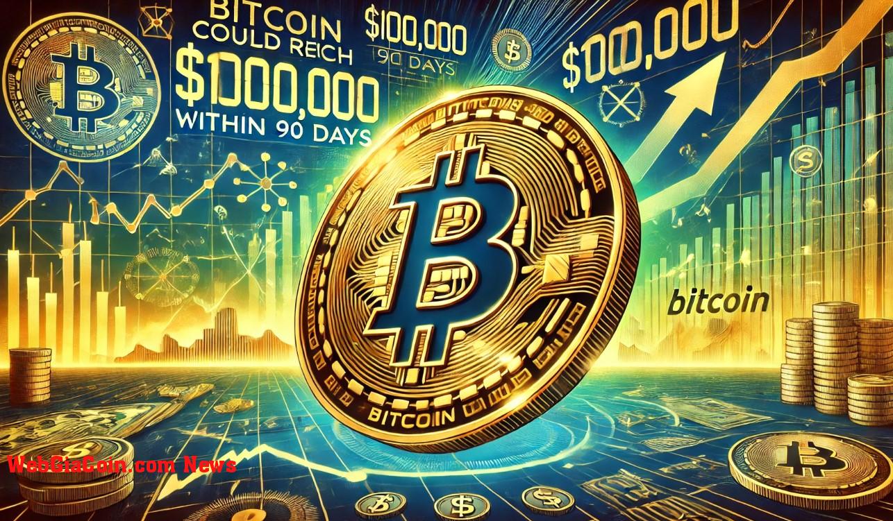 Chuyên gia thị trường dự đoán Bitcoin có thể đạt 100.000 đô la trong vòng 90 ngày