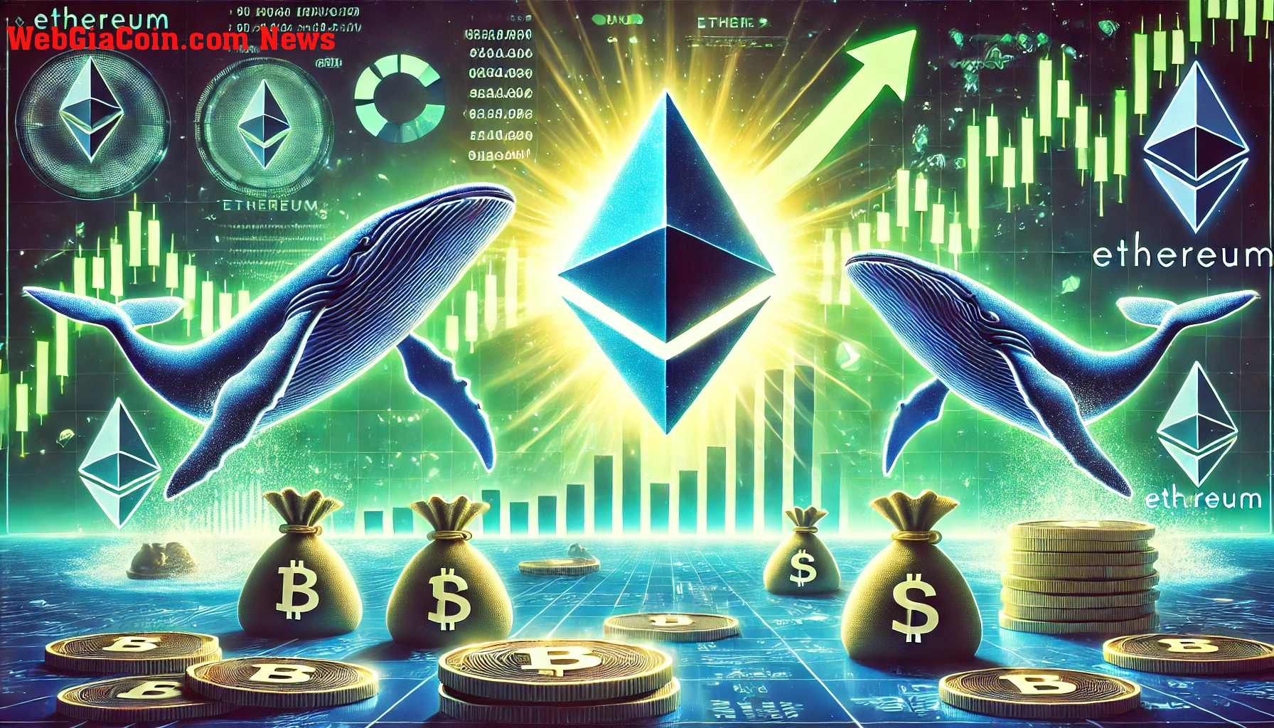 Tín hiệu tăng giá Ethereum: cá voi rút 750 triệu đô la ETH khỏi nền tảng giao dịch