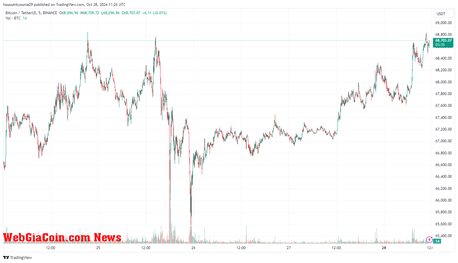 Bitcoin Price Chart