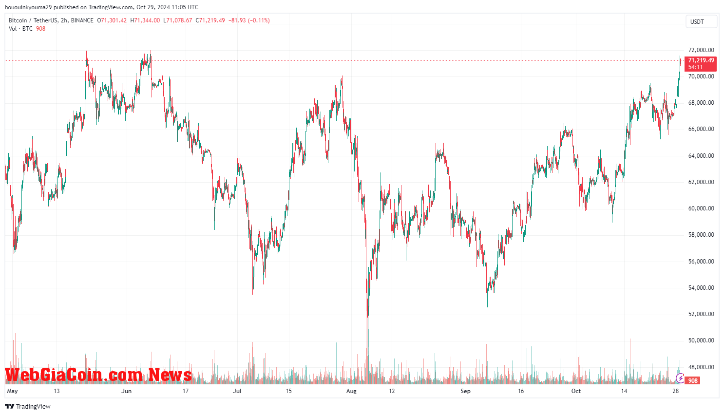 Bitcoin Price Chart