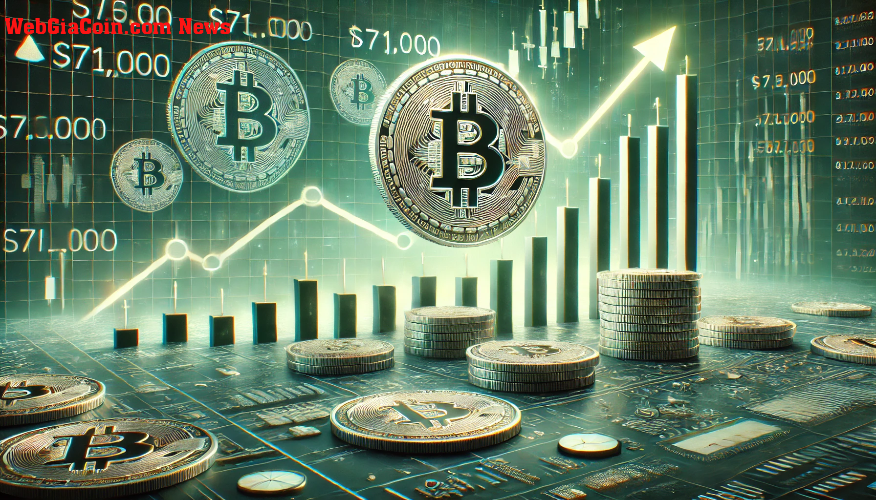 Bitcoin tăng giá: nhà đầu tư chốt lời vẫn ở mức thấp bất chấp việc giá đã giảm 71.000 đô la