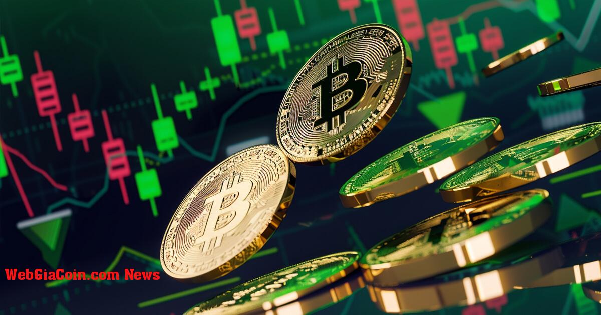 Phần lớn số liệu của Bitcoin cho thấy triển vọng giảm giá khi giá chỉ cách mức cao nhất mọi thời đại 6%