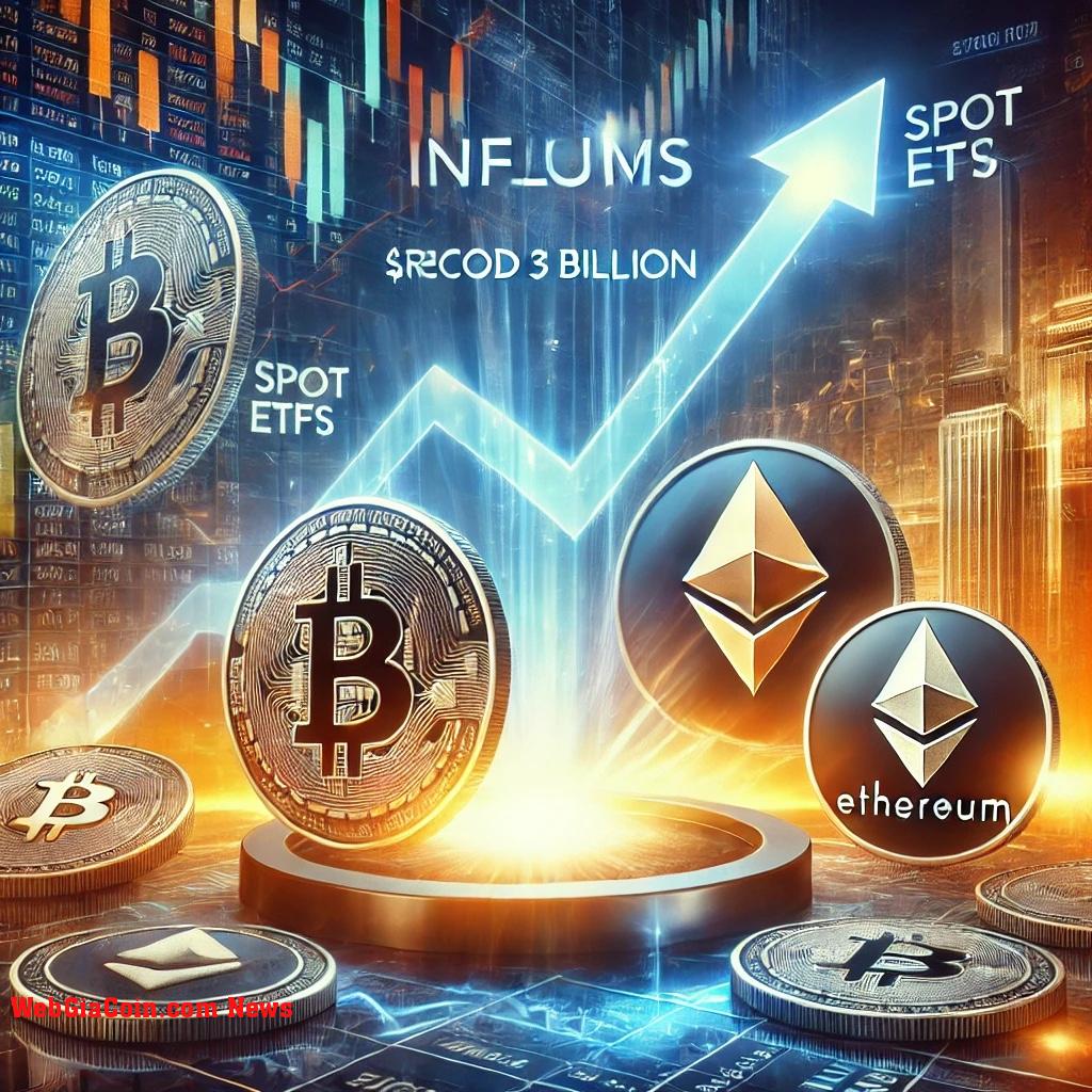 Từ Bitcoin đến Altcoin: Dòng tiền điện tử chảy vào đạt mức kỷ lục 3,1 tỷ đô la, dẫn đầu là ETF giao ngay