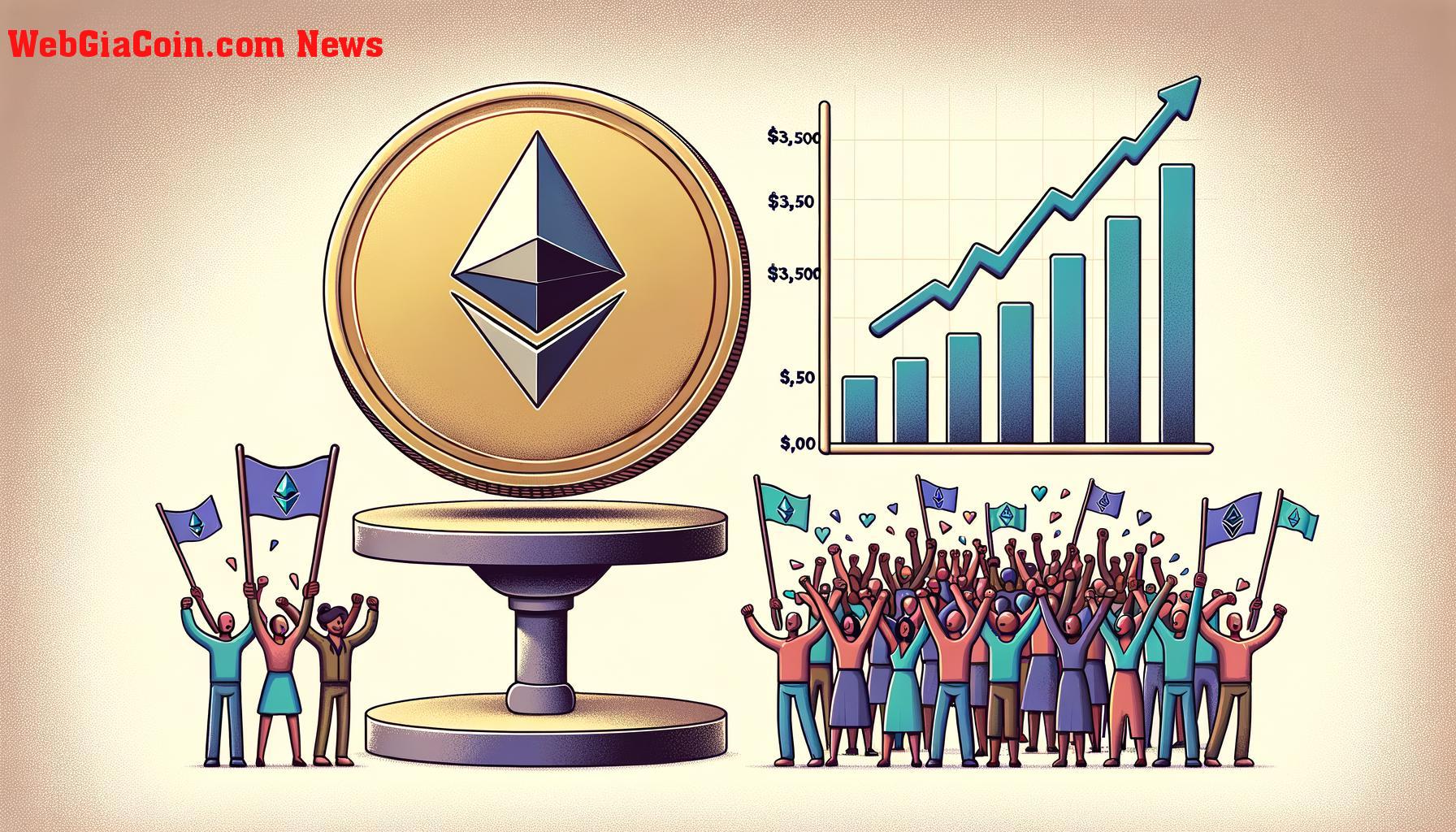 Giá Ethereum ổn định: Liệu mức 3.500 đô la có phải là bệ phóng cho đợt tăng giá không?