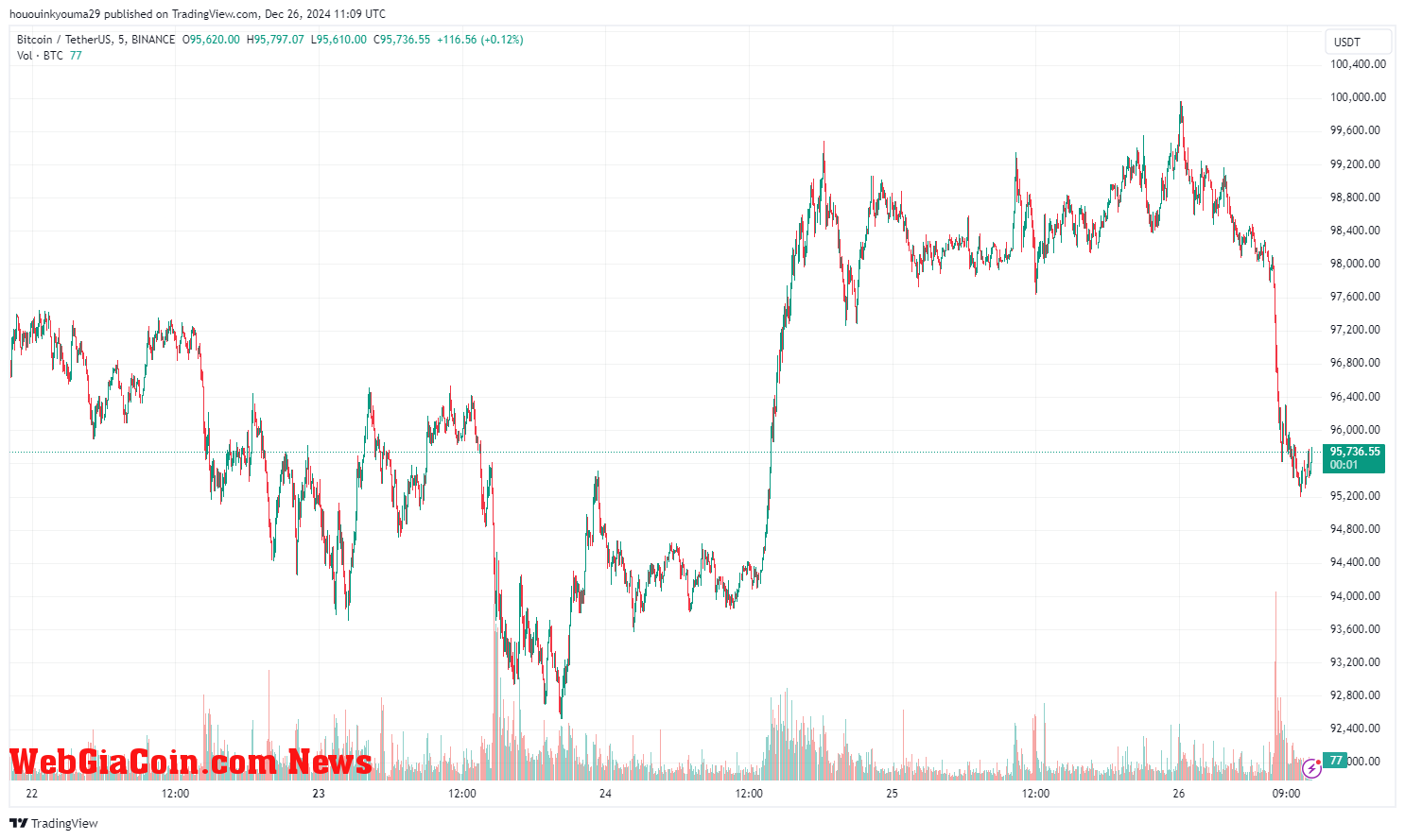 Bitcoin Price Chart