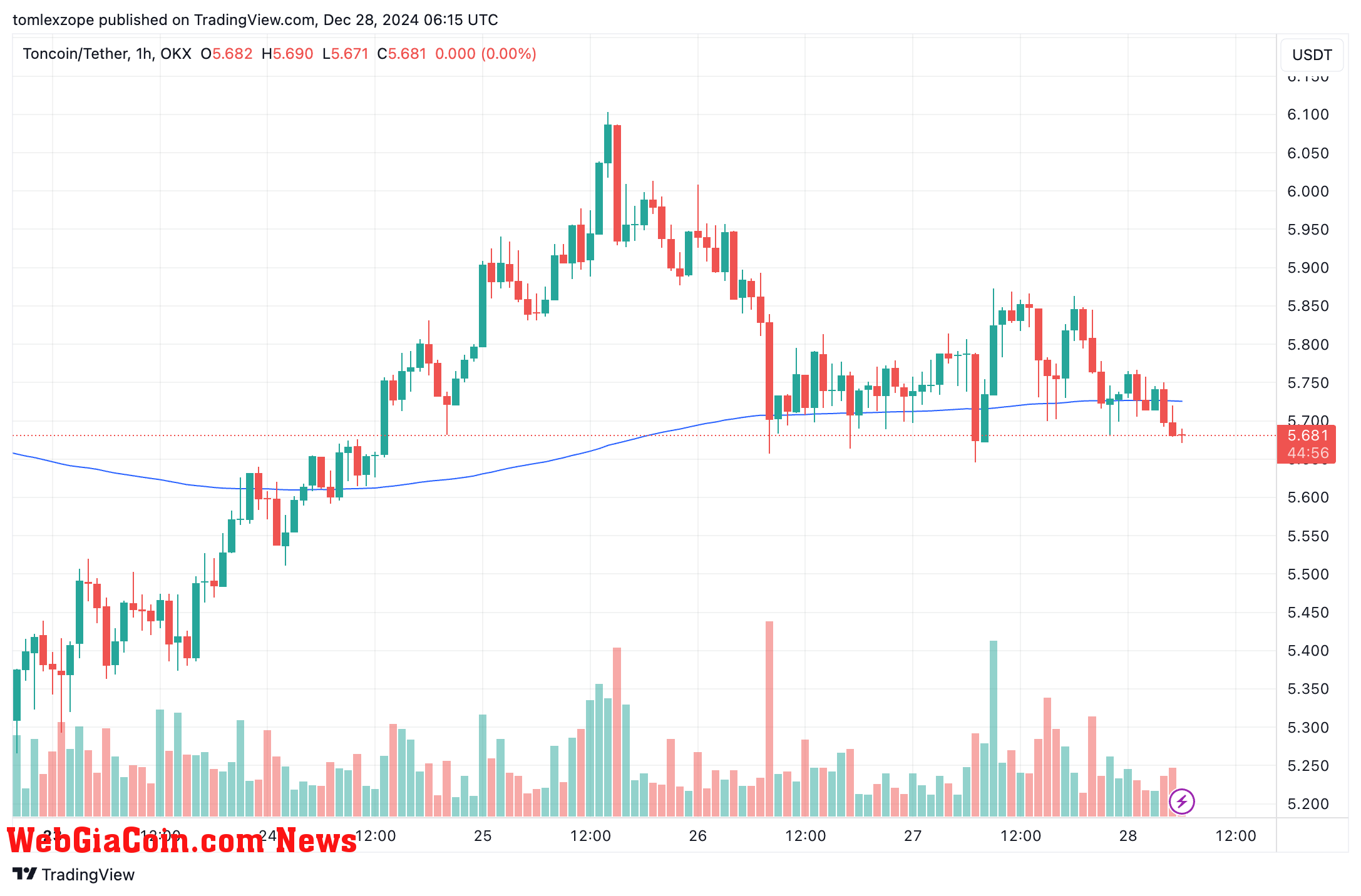 Toncoin price