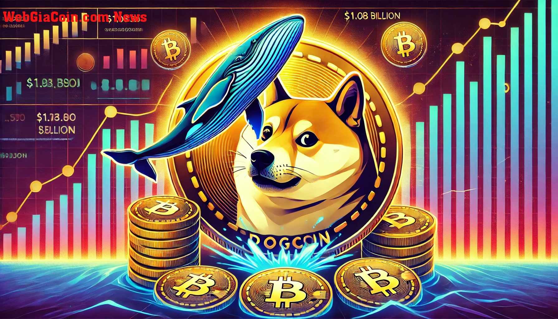 Tín hiệu tăng giá Dogecoin: Cá voi mua ròng DOGE 1,08 tỷ đô la