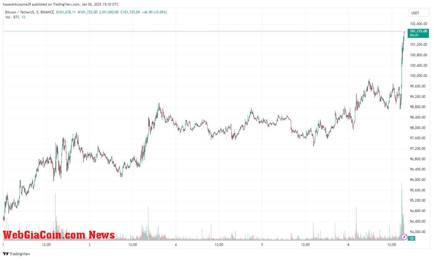 Bitcoin Price Chart