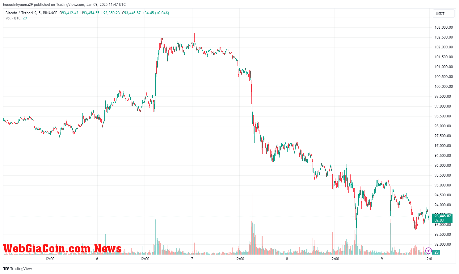 Bitcoin Price Chart