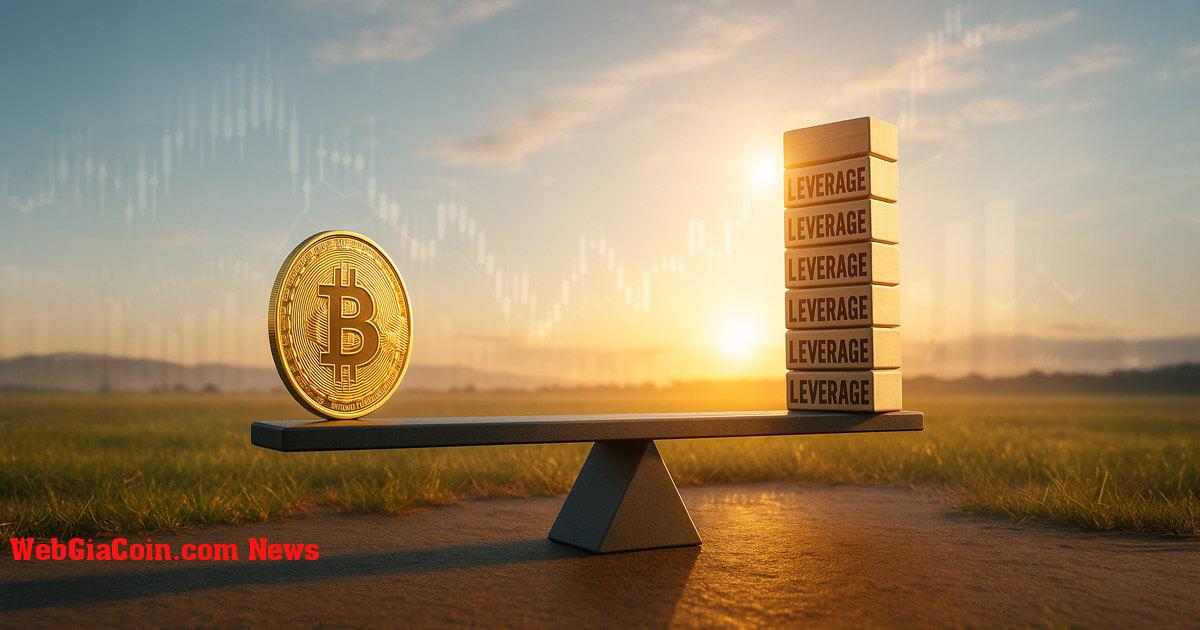 Đòn bẩy vượt trội hơn thanh khoản khi khối lượng giao dịch Bitcoin tại chỗ giảm 40% kể từ tháng 1