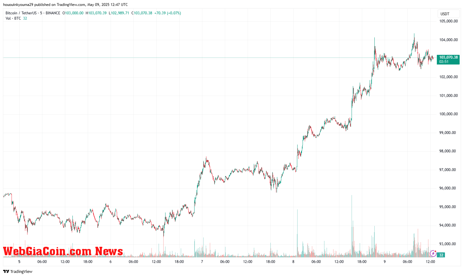 Bitcoin Price Chart