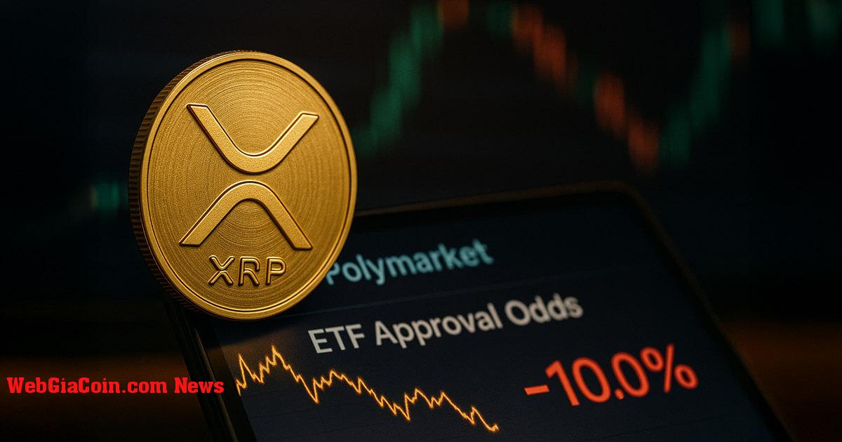Tỷ lệ chấp thuận ETF XRP giảm 10% trước thời hạn quan trọng của SEC và ETF vào tuần tới