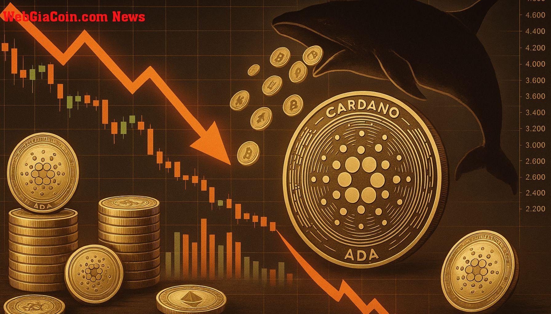 Cá voi bán tháo hơn 270 triệu Cardano trong một tuần – tín hiệu giảm giá hay sự thanh lý?